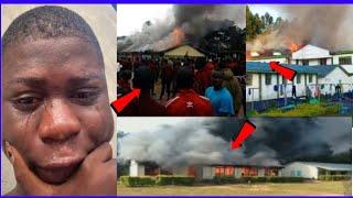 Ashanti Region Is On Fire As Tepa SHS, Tepa Palace & Tepa EC Office Has Burn Into Ashes by NDC Men.