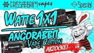 Vaping Watte 1x1 + Angorabbit Cotton Review (100% unabhängig) / Die Abzocke!