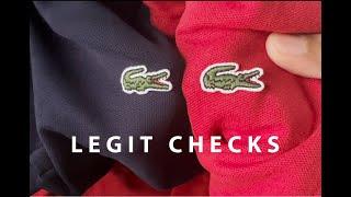 Lacoste Legit checks para sure ka sa bibilhin mo