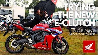 Testing the New Honda E-Clutch on the CBR650R: Windsor to Goodwood Revival! EP.2