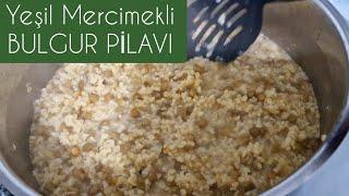 🟢"YEŞİL MERCİMEKLİ BULGUR PİLAVI" #viral#keşfetbeniöneçıkar#beğenmeyiunutmayın #aboneolmayiunutmayin