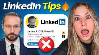 LinkedIn Profile Tips For Social Selling SUCCESS