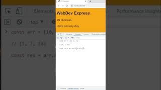 Sort array in ascending order in JavaScript | Interview Question | Web Development