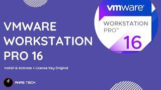 VMware Workstation PRO 16 - Install + License Key Original