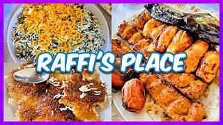 EATING AT RAFFI'S PLACE IN GLENDALE!  DELICIOUS MIDDLE EASTERN FOOD - VLOGTOBER 2024: DAY 23