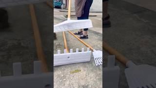 Smart Grain Drying Rake for Rice & Wheat | Must-Have Farm Tool! #diytools