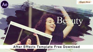 BEAUTIFUL BRUSH PHOTO SLIDESHOW - Free Download After Effects Templates