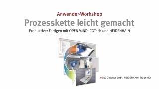 CAM-Simulation: Produktiver Fertigen | OPEN MIND | hyperMILL | CGTech | Vericut | HEIDENHAIN | TNC