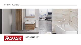 RAVAK installation instructions - 10° asymmetric bathtub
