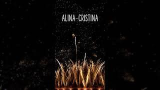 BON ANNIVERSAIRE ALINA CRISTINA !