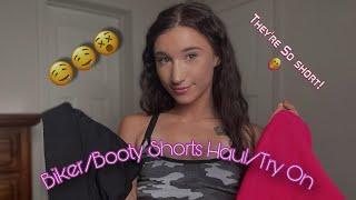 Biker/ Booty Shorts Haul/Try On | Are They Short Enough? 