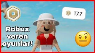 Robux Veren Oyunları Denedim! (Roblox)