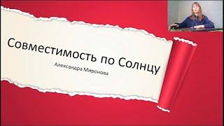 Совместимость по Солнцу. Синастрия. Джйотиш.