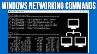 Common Windows Networking Commands