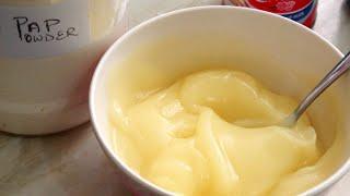 HOW TO MAKE AKAMU/OGI WITH DRY PAP POWDER | MUMMY'S YUM