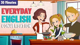 30 Minutes to Learn English Conversation for Beginners | English Story for English Speaking Practice