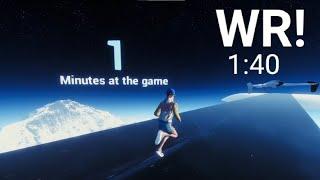 WORLD RECORD! ONLY UP! 1:40 SPEEDRUN! | RU PLAYER