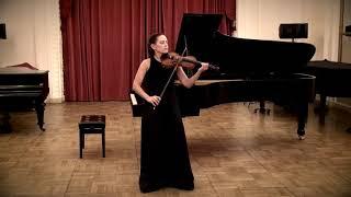 Bach. Cello suite No 3 in C major, BWV 1009 , transcription for violin, Maria Shalgina live