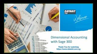 Dimension Accounting with Sage 300