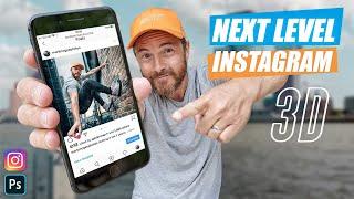 INSTAGRAM 3D POPOUT TUTORIAL - Photography Ideas (Full SHOOT & EDIT with Photoshop 2020)