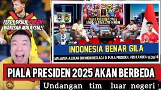  NEGERI JIRAN TAK TAU MALU!? Malaysia TAK DI UNDANG DI PIALA PRESIDEN!?...