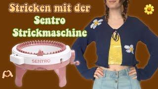 Ich stricke einen CARDIGAN mit der SENTRO STRICKMASCHINE!  | LOUISENKIND