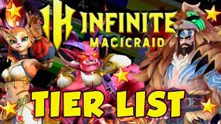 Organizing Eileo's Infinite Magicraid Tier List