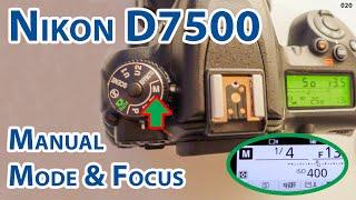 Nikon D7500: How to work with manual exposure