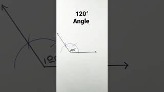 120 degree angle with compass | 120° Angle Construction