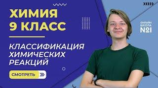 Классификация химических реакций. Видеоурок 38. Химия 9 класс