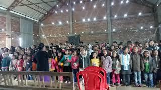 Ruangmei cultural song Guainangluang area practiching for upcoming children festival