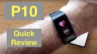 Bakeey P10 IP67 Smartwatch/Chest Mount ECG Plus Pulse/BP/HRV/Sleep Apnea/SpO2/More: Quick Overview