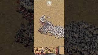 500 Sword Man VS 500 Arabian Sword Man  #stronghold #strongholdcrusader #rtsgames #games