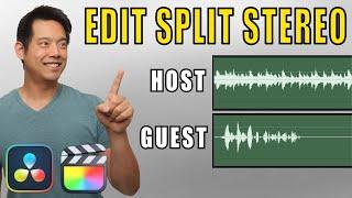 How To Split And Edit Your Split Stereo Recording || Content Creator School