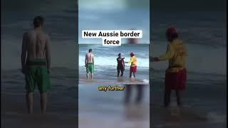 BROWN LIFEGUARD BORDER SECURITY #comedy #trending #prank #australia
