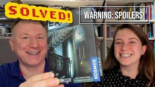 Solved! Exit the Game: The Sinister Mansion - full walkthrough with Dr Gareth and Laura