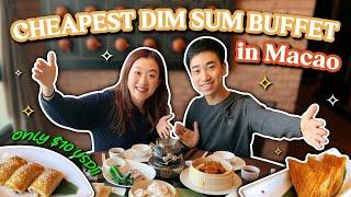 cheapest dimsum buffet in macao  | only $10 usd, ocean view + more