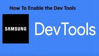 How to enable Dev Tools In Samsung Phones | Tech With Sairam