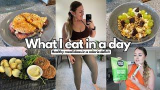 WHAT I EAT IN A DAY in a calorie deficit Ft. GET LEAN calorie counter