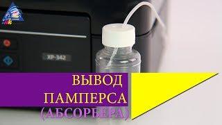 Вывод памперса (абсорбера) на примере Epson XP-342