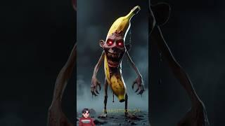 Ghost of banana #aiart #scary #scarystories #animation #horror #creepy