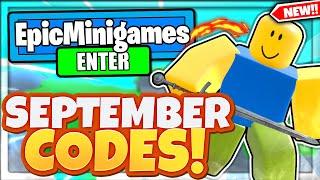 (SEPTEMBER 2021) EPIC MINIGAMES CODES *FREE COINS* ALL NEW ROBLOX EPIC MINIGAMES CODES!