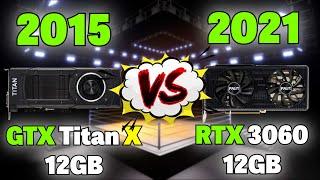 TEST IN 12 GAMES | GTX Titan X 12GB Vs RTX 3060 12GB | i9 14900K | Full HD | Benchmark