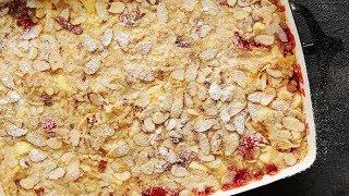 Cherry Almond Cream Cheese Cobbler Dump Cake