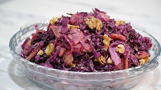 Spiced ROAST Red Cabbage and Apples PERFECT Holiday Side Dish