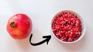 How to Remove Seeds from a Pomegranate PROPERLY