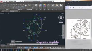 Autocad 2D Practice Exercise 8 Part 3