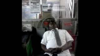 Mta worker sleeping on the job