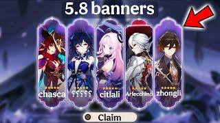 BIG CHANGES IN THE BANNERS OF VERSION 5.8 Genshin impact