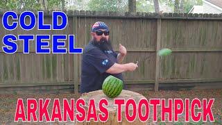 Cold Steel Arkansas Toothpick: Stabs And Slices!